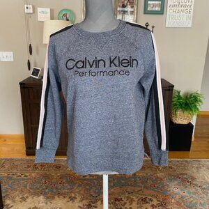 Calvin Klein Performance sweatshirt, Women's size M, Heather grey